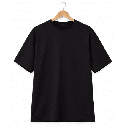 Plain Black Essential Tee